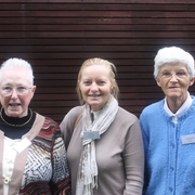 Corpus Christi Parish Delegates: Maire Treasa nic Eoghagain, Eileen Sheenan, Catriona Ryan