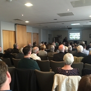 Everyone enjoying Niall McLaughlins presentation