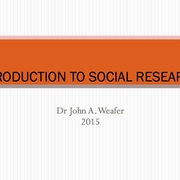 Introduction to Social Research