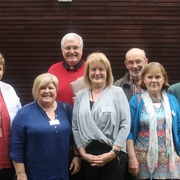 Charismatic Renewal Delegates:Sharon Clohessy, Nuala Fitzgearld, Mary Fitzgearld, Fr. Damien Ryan, Brian Beirne, Betty Cook, Sr. Anna Ryan 