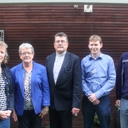 Abbelyfeale Parish Delegates: Martina O’Sillivan, Eileen O’Brien, Fr. Joe Foley, Michael Lane & Billy Quirke